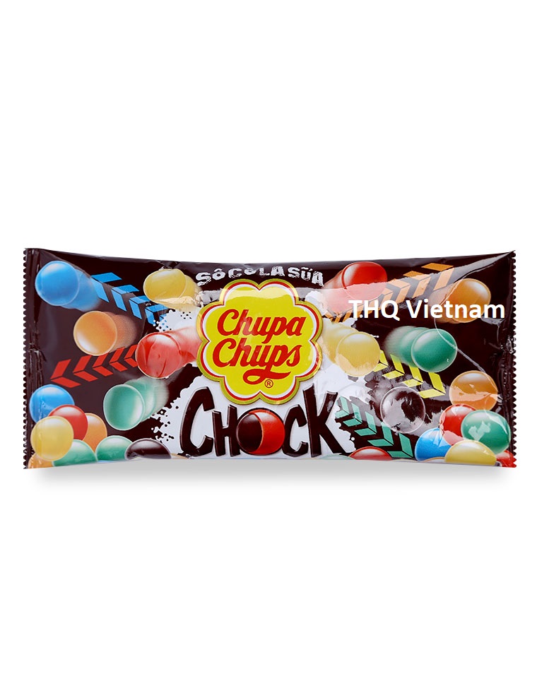 Chupa Chups Chock Chocolate milk candy  40 gram 