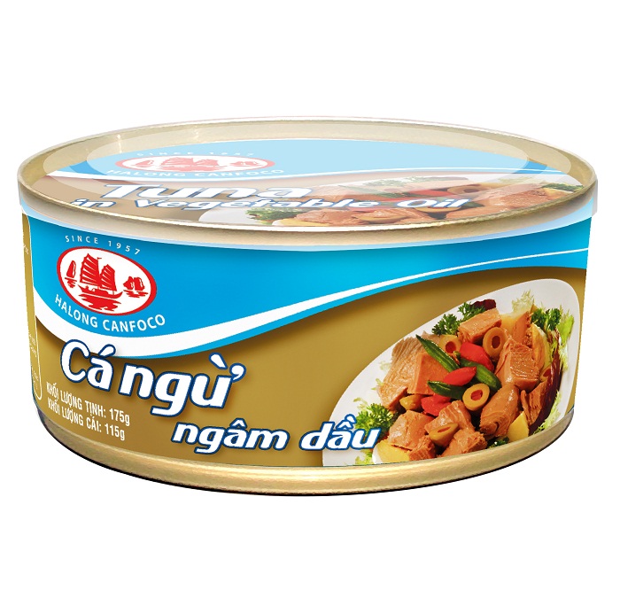 Canned tuna in vegetable oil 185gr