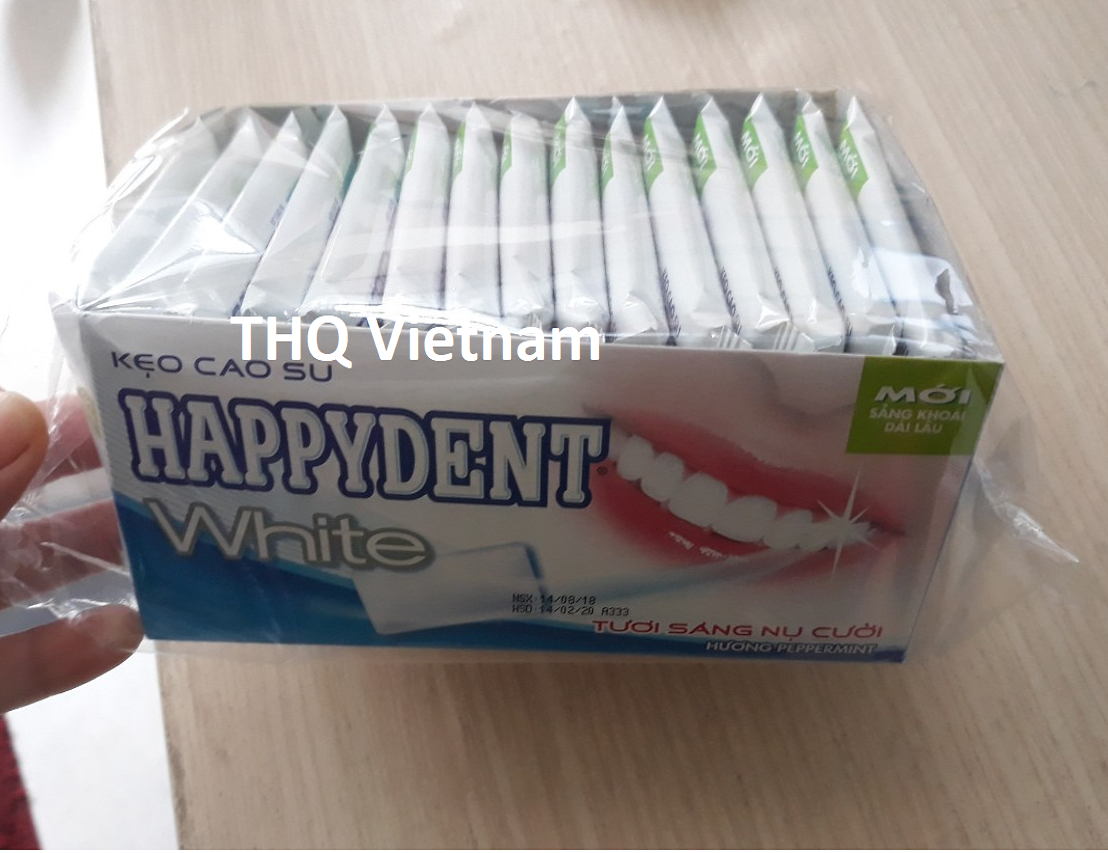 Happydent White chewing gum 15 blisters x 20 boxes