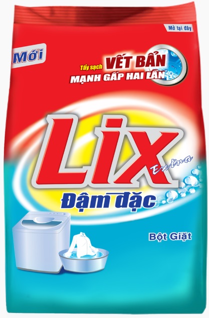 Lix Extra Concentrate Detergent Powder 800gr