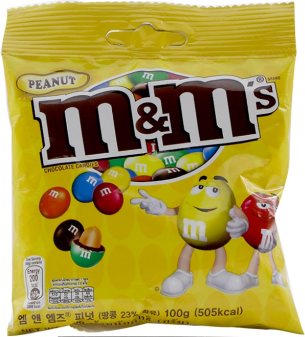 Chocolate Candy M&M Peanut 100gr