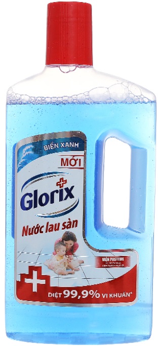 Glorix Floor Cleaner Blue Ocean 950ml x 12 Btls