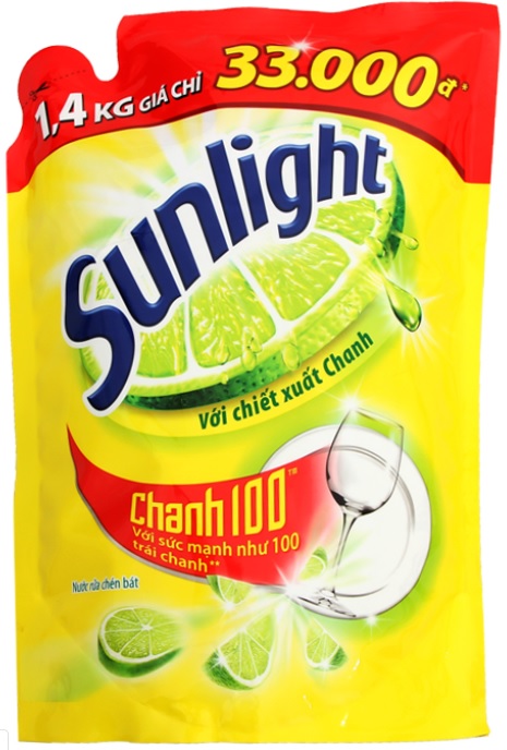 Sunlight dish washing Lemon 1,4 kg x 9 Bags