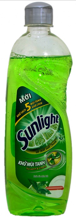 Sunlight dish washing green tea 400gr x 24 Btls