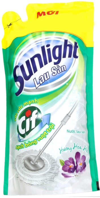 Sunlight Cif Floor Cleaner Summer Flower Fragrance 1Kg x12 bags