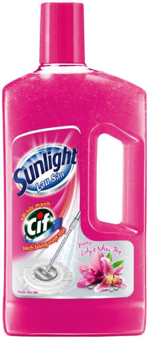 Sunlight Cif Floor Cleaner Lily and Jasmine 1Kg x12 Btls