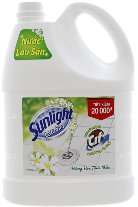 Sunlight Cif Floor Cleaner 3,8Kg x 3 Btls