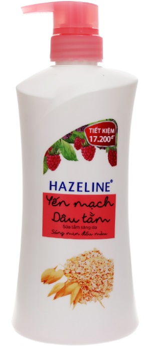 Hazeline Shower Gel Oat Strawberry 700gr x 8 Btls