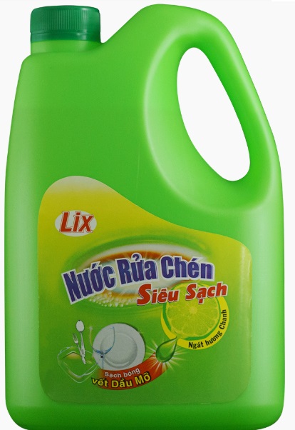 Lix Dishwashing Liquid Clean Lemon 4kg