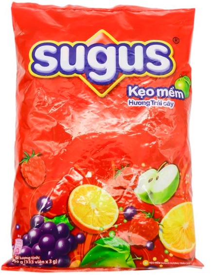 Sugus Fruit Candy Assorted Flavored Chews 999gr 