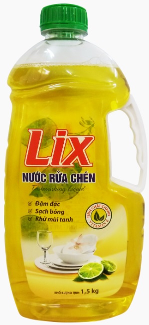 Lix Concentrate Dishwashing Liquid Lemon 400gr