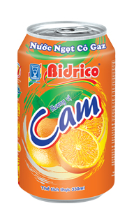 Bidrico Carbonated Oranges flavor 330ml x 24can