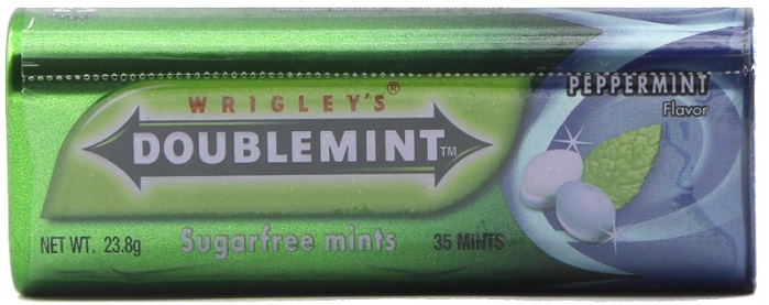 Wrigley's Doublemint Chewing Gum Spearmint 23.8gr