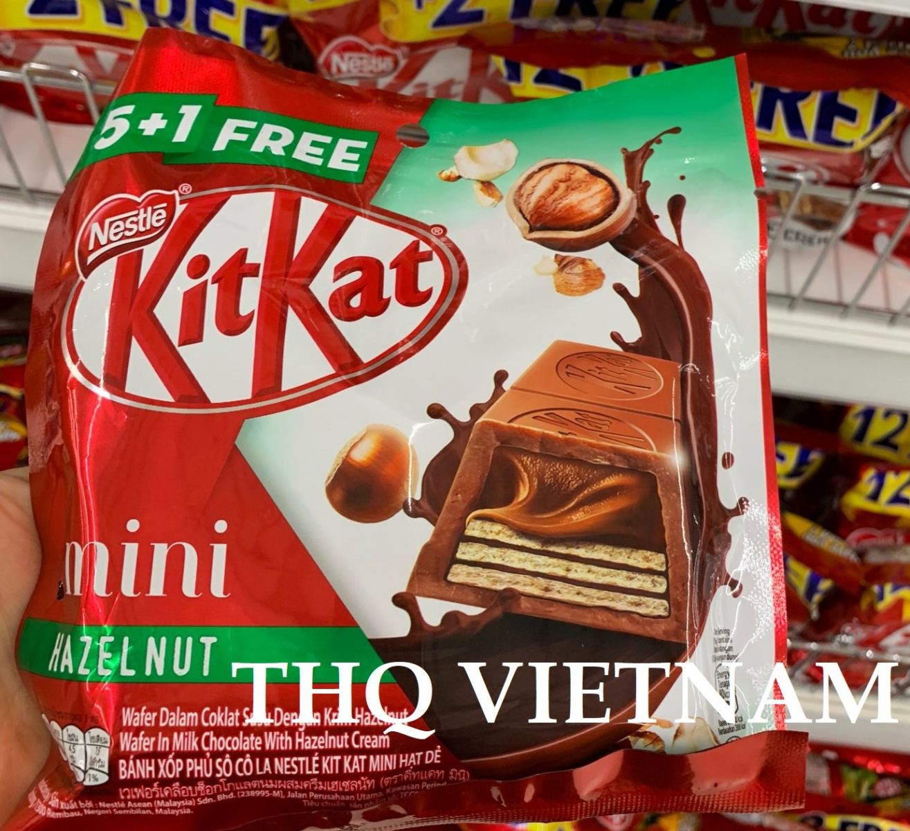 Kitkat Bars Mini Hazelnut 5+1free