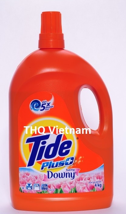 Tide plus Downy liquid detergent 4kg x 3 btls