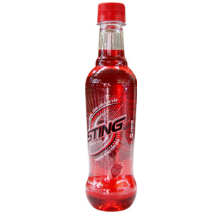 Sting strawberry 330ml in bottle