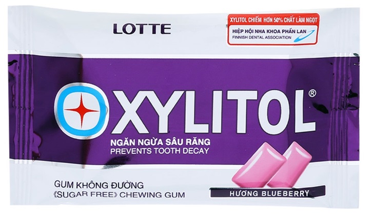 Lotte Gum Xylitol Blue Berry Blister 11.6gr x 20 box