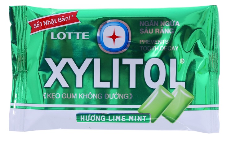 Lotte Gum Xylitol LimeMint Blister 11.6gr x 20 box