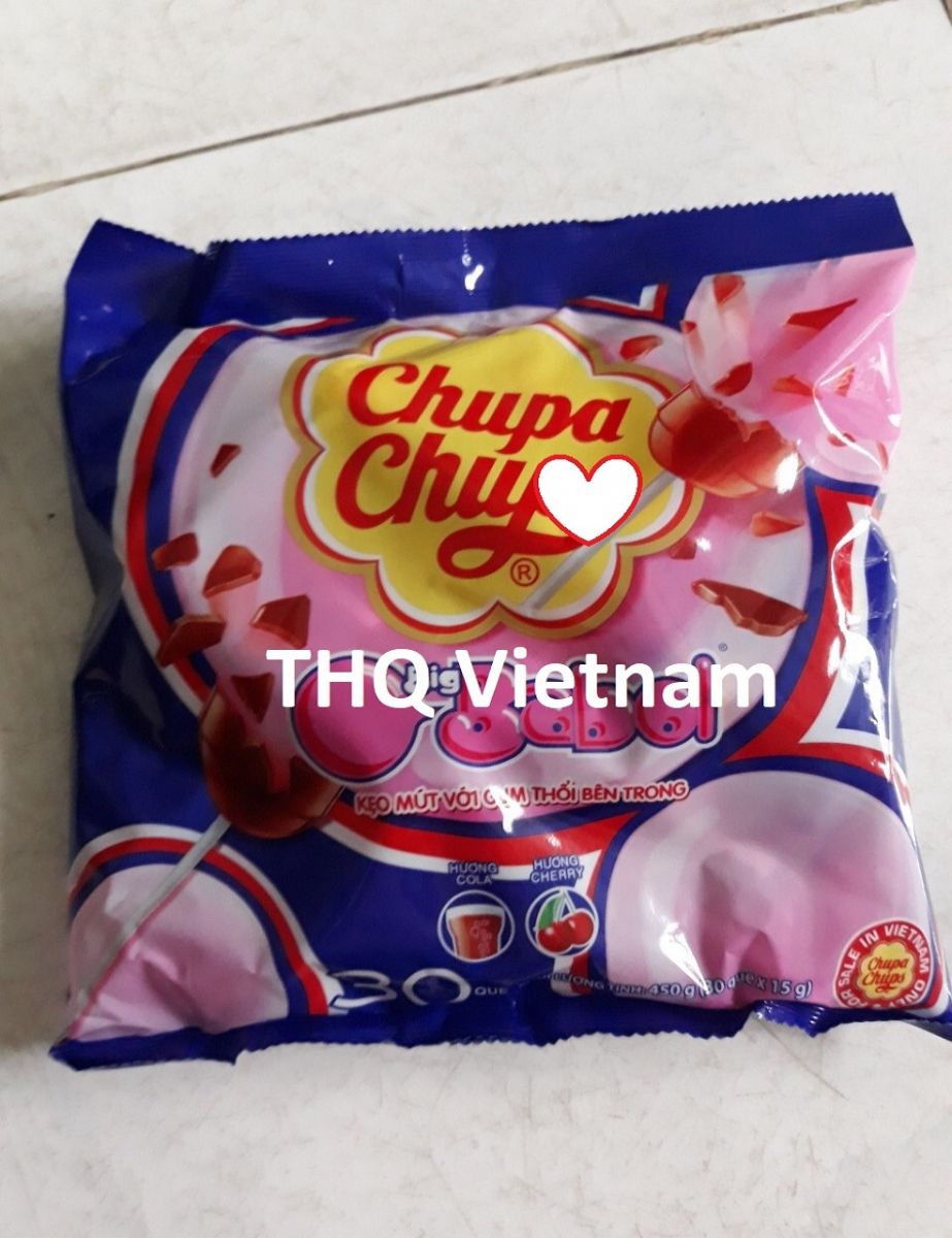 Chupa Chups lollipop with Gum Big Babol 450g