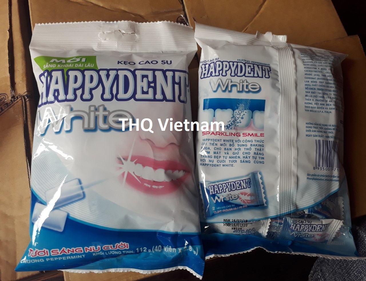 Happydent White chewing gum 112 gram x 45 bags