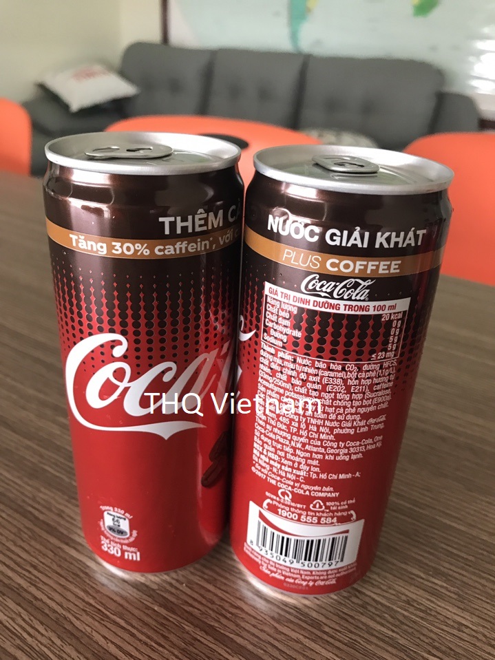 Coca Cola Carbonated drink Plus Coffee 330ml Can