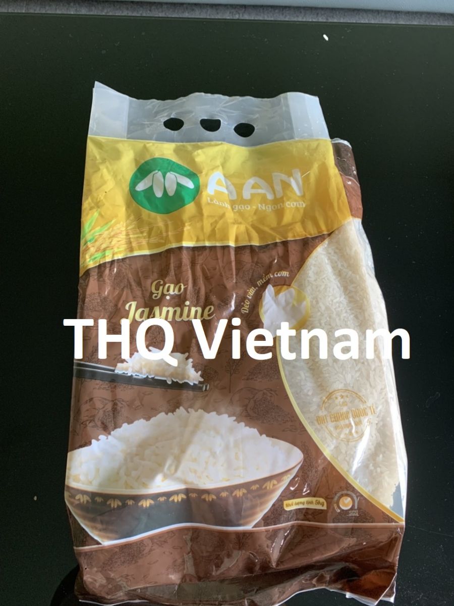 Jasmine rice 5% broken, 5kg/bag