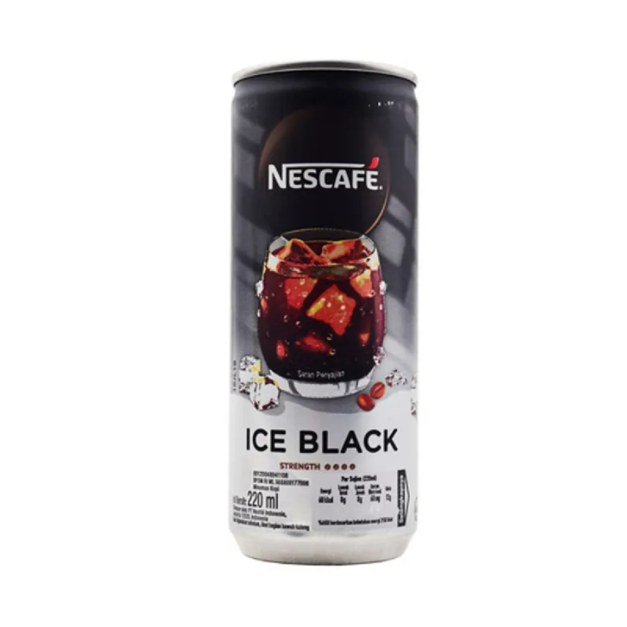 nescafe ice black 240 ml cans x24