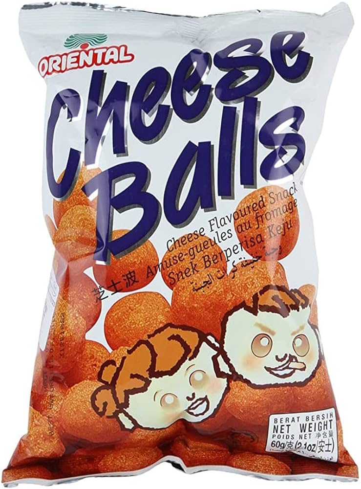 ORIENTAL CHEESE BALL SNACKS 60G