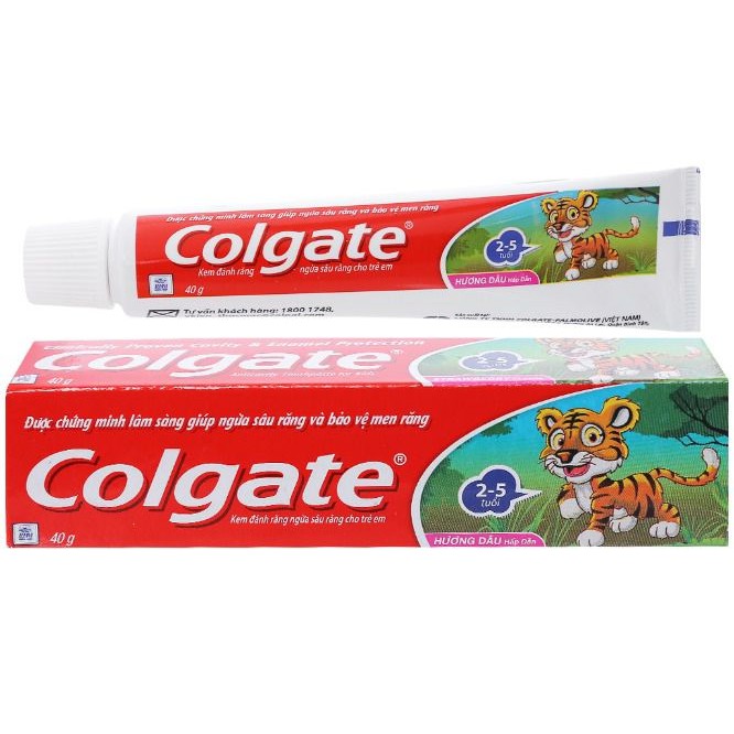 Colgate Toothpaste Tiger 40g for kid