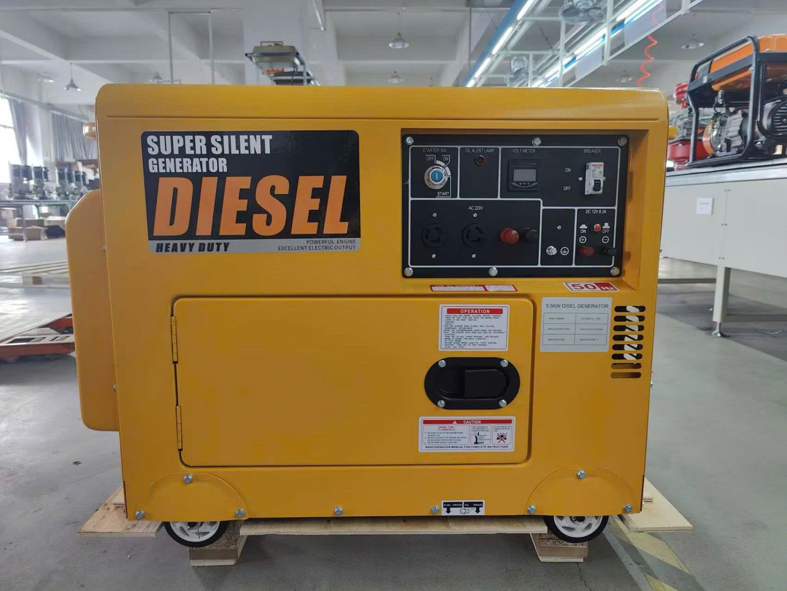 Generator for export used when electricity power being cut