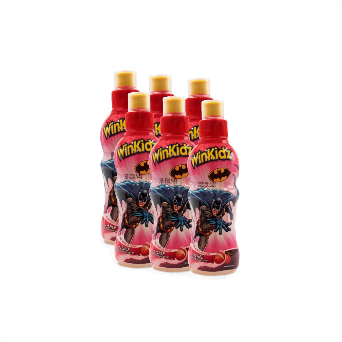 WINKIDZ LYCHEE 250ML X 24, BATMAN