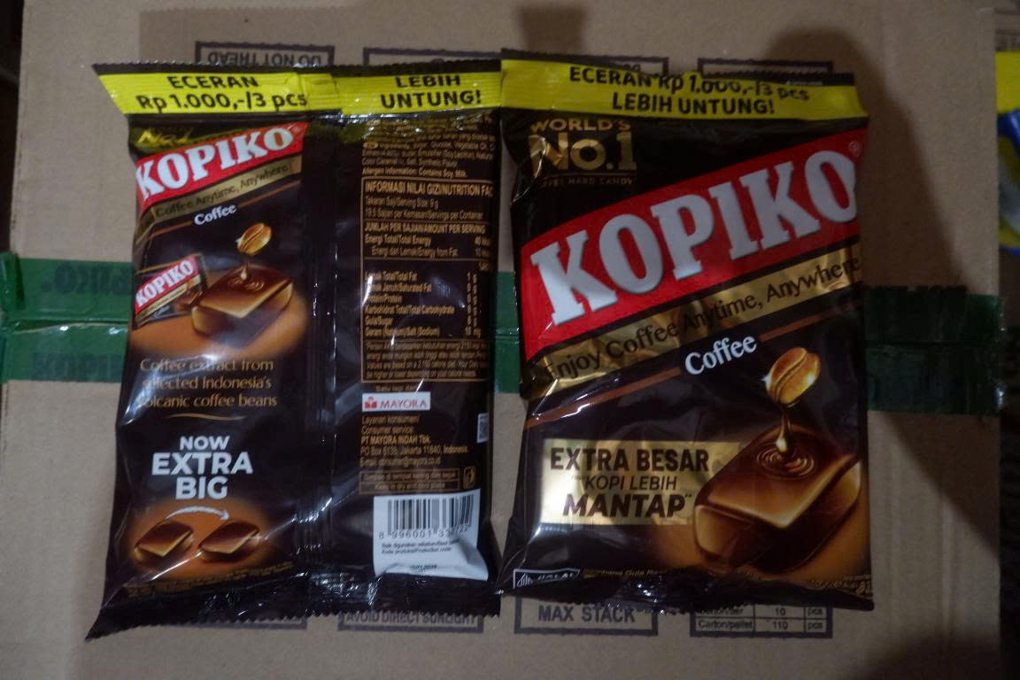 KOPIKO CANDY COFFEE ORIGINAL CLASSIC BAG  175GR X 24