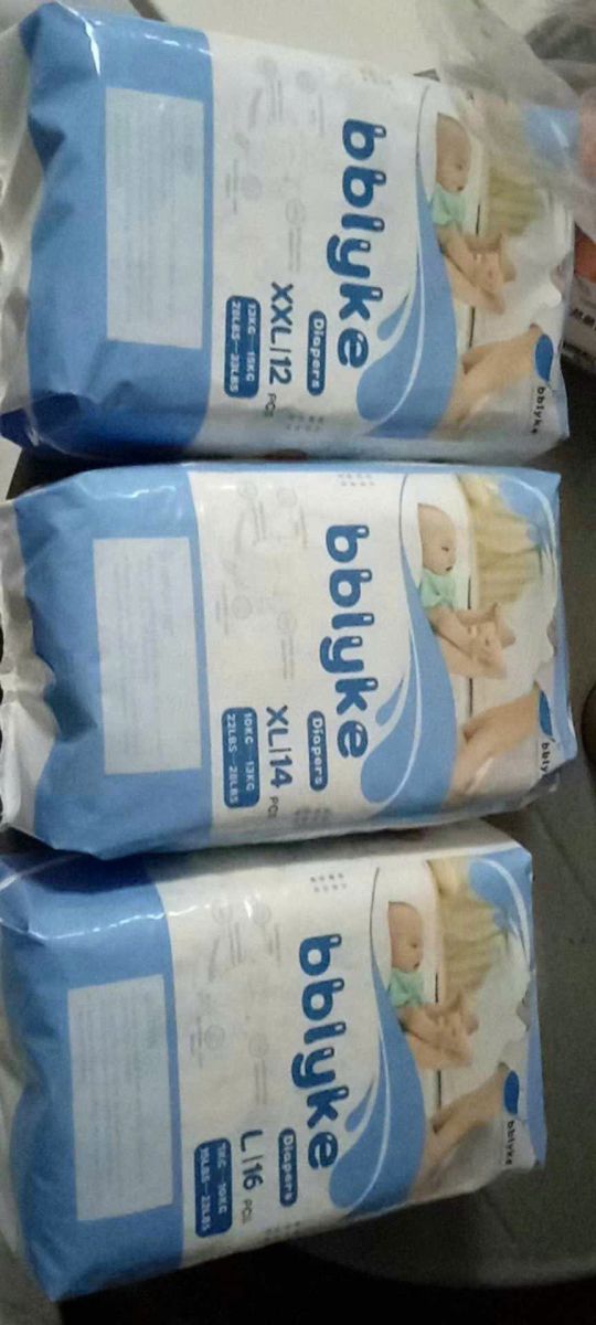 BBLYKE DIAPERS 3 SIZES L XL XXL