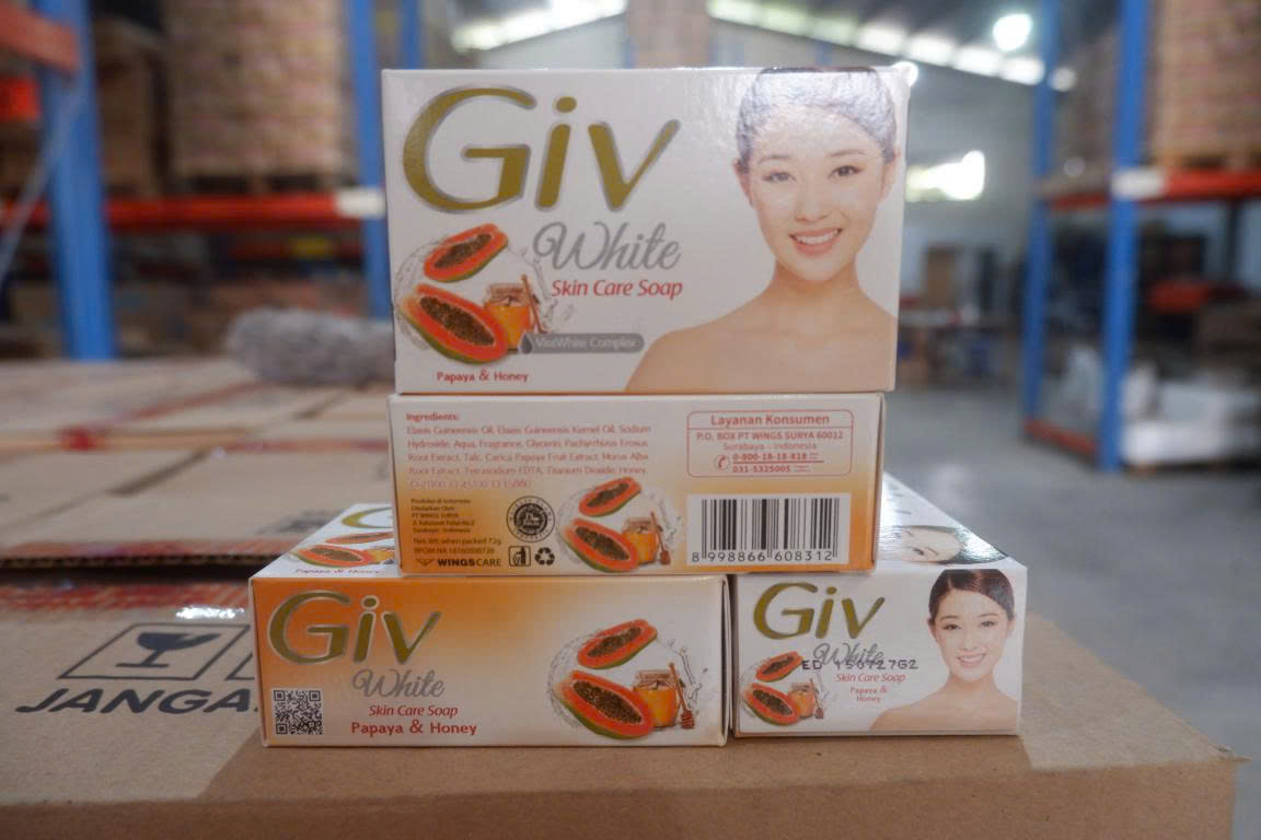 Giv BAR SOAP 76gr x 72  papaya