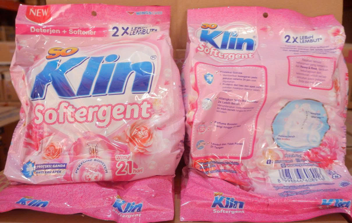 KLIN WASHING POWDER DETERGENT ( PINK)