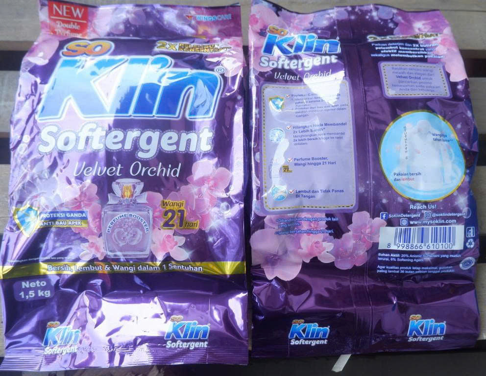 KLIN WASHING POWDER DETERGENT ( PURPLE)