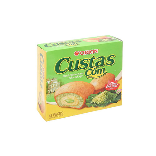 Orion Custas Green Rice Cream Soft Cake