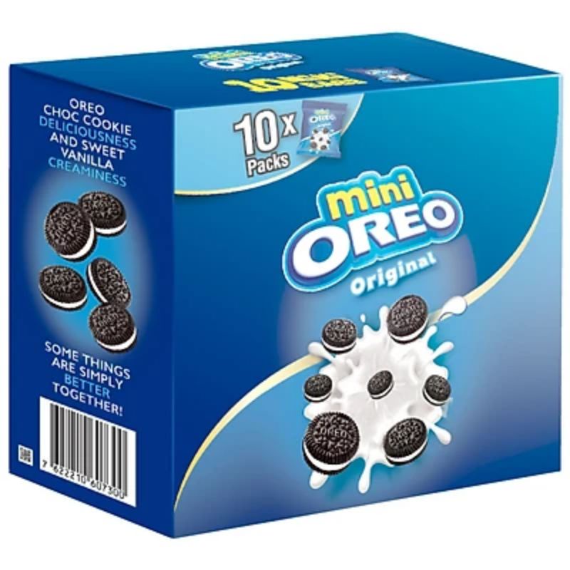 Oreo Mini Sandwich Cookies Original Box 204g