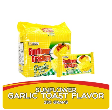  Sunflowers Crackers 250g Garlic Toasted 