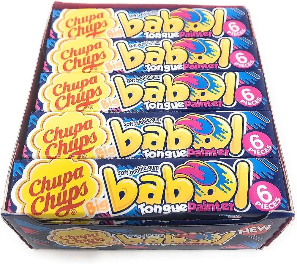 Chupa Chups Chewing Gum Tongue Painter 324g