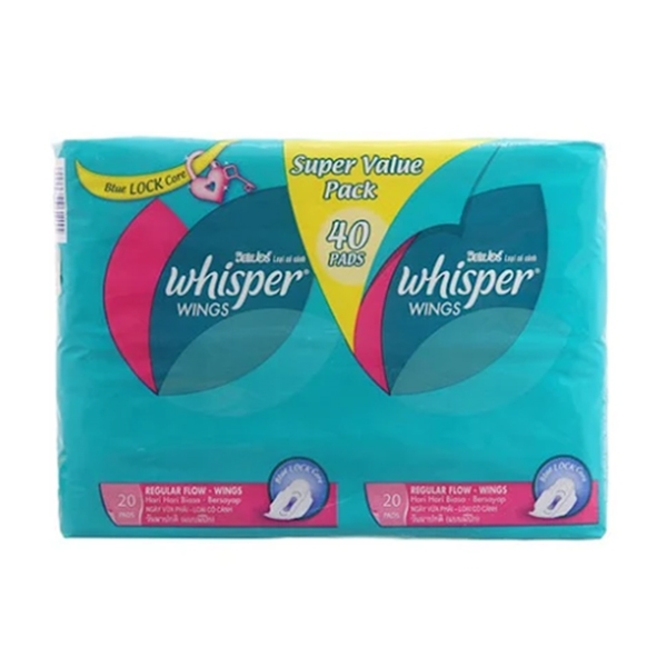 sanitary napkin PG Whisper IPAD night wings 32Sx6