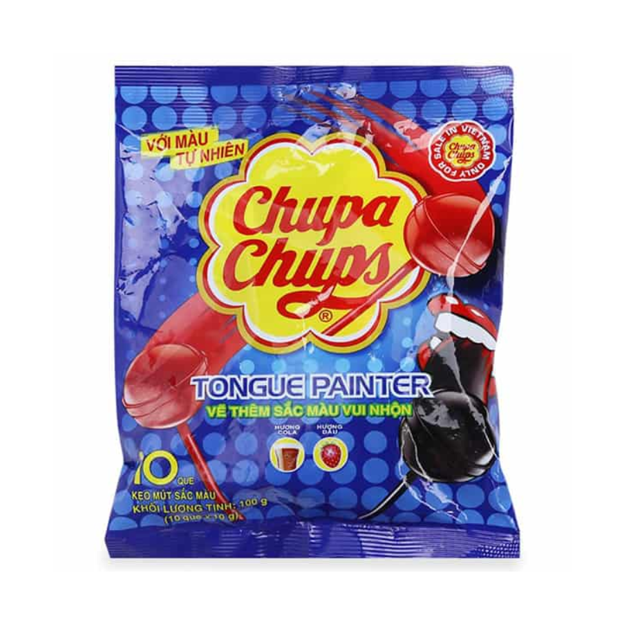 Chupa Chups Lollipops Flavors Tongue Painter 93g x 70 Bags