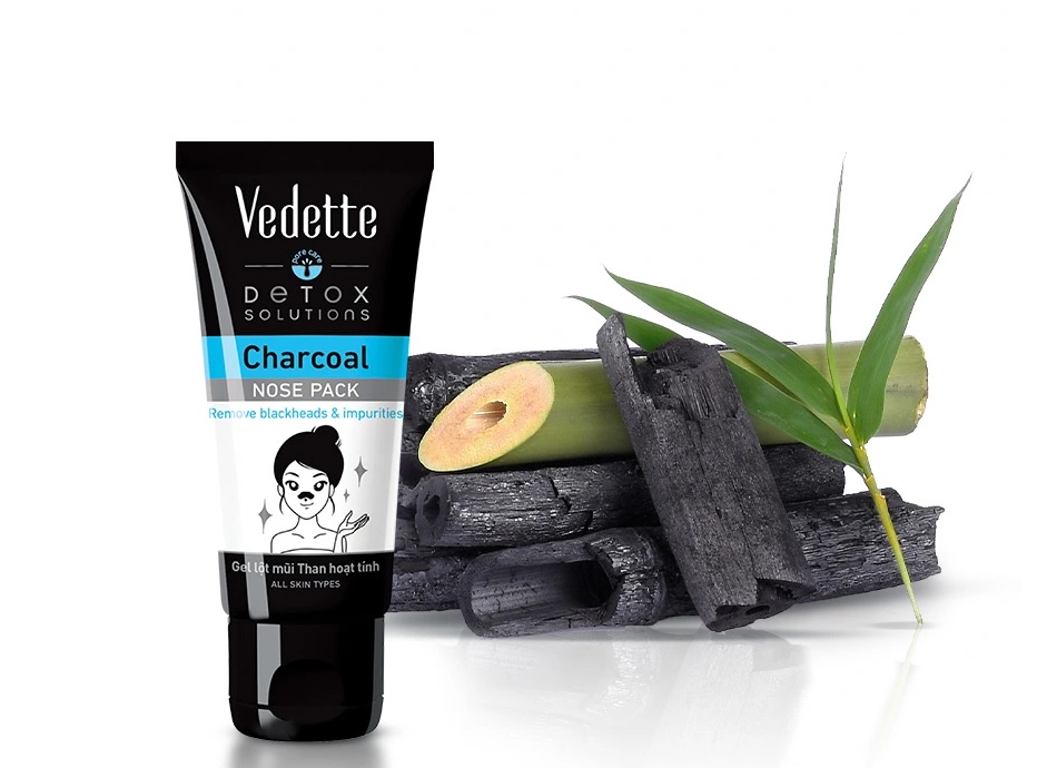 Vedette Detox Solutions Charcoal Nose Pack 50ml 