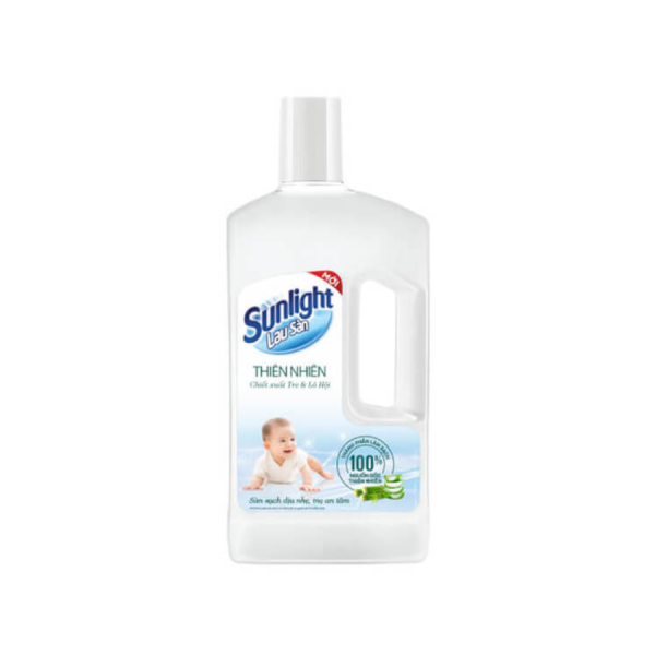 Sunlight floor cleaner 1kg x 12 btls bamboo aloe-white