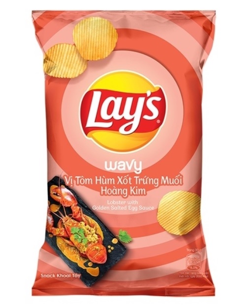  Lays Lobster with Golden Salted Egg Sauce 95g x 40 Bags