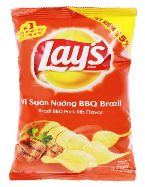 Lays BBQ Snack 95g x 40 Bags