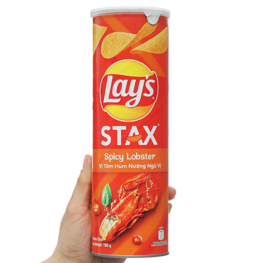 Lay'S Potato Chips Snack Spicy Lobster 155G