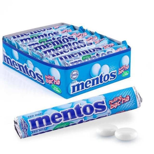 Mentos Chewy Candy Box 475.2g x16 Rolls Mint