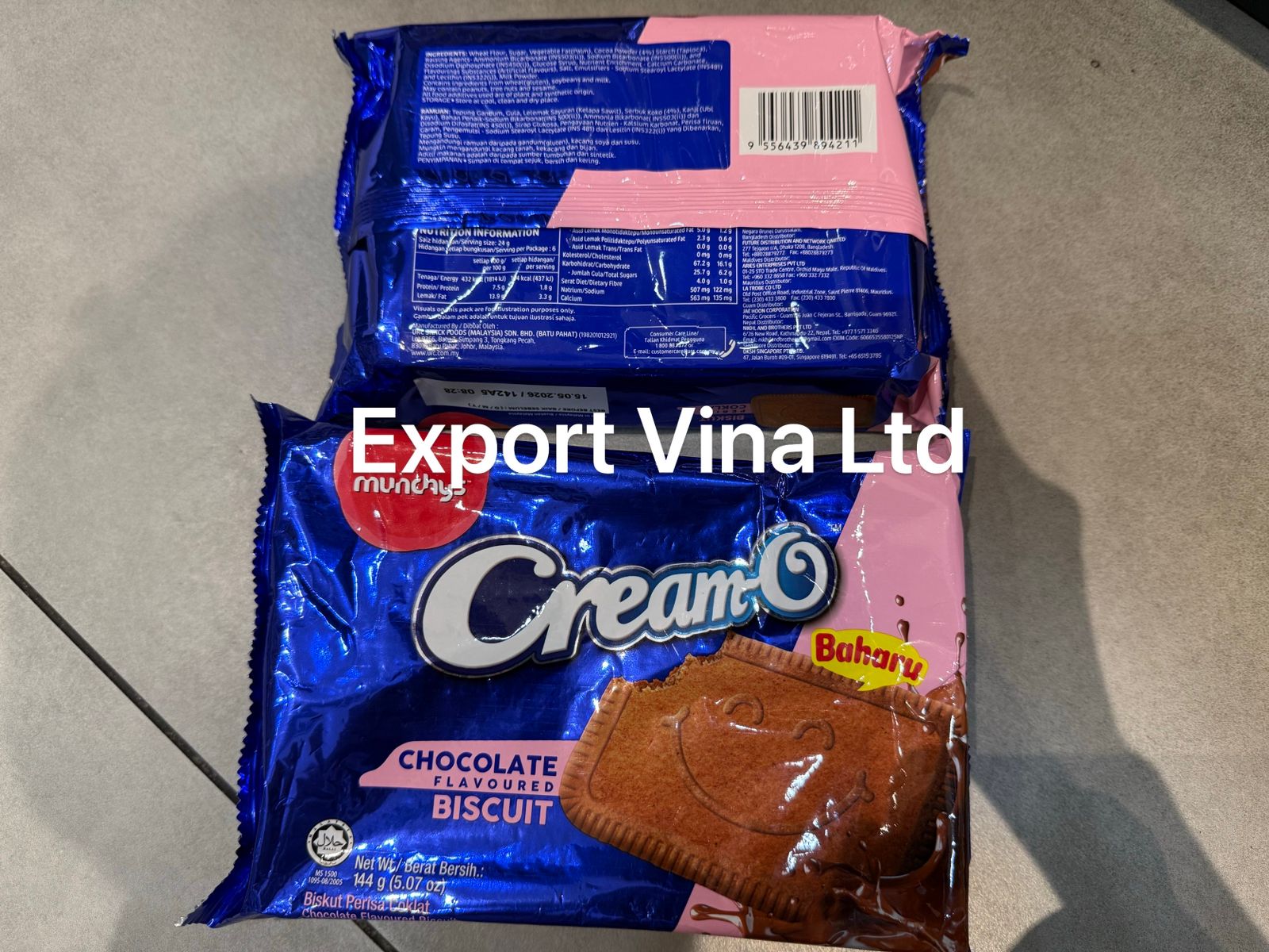 Cream - O Chocolate Flavoured Biscuit 144g