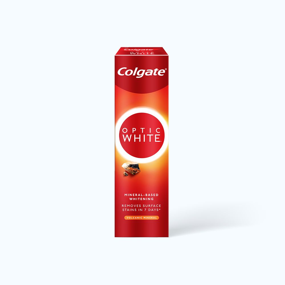 Colgate Toothpaste 100g Optic White Volcanic Mineral